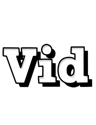 Vid snowing logo