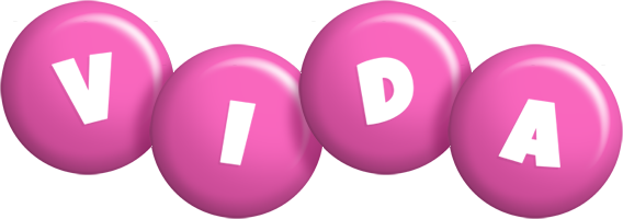 Vida candy-pink logo