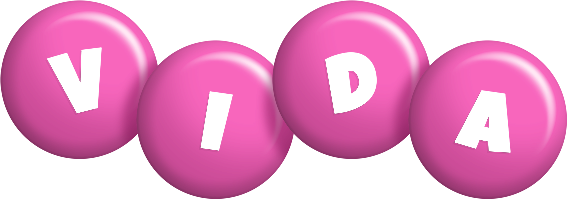 Vida candy-pink logo