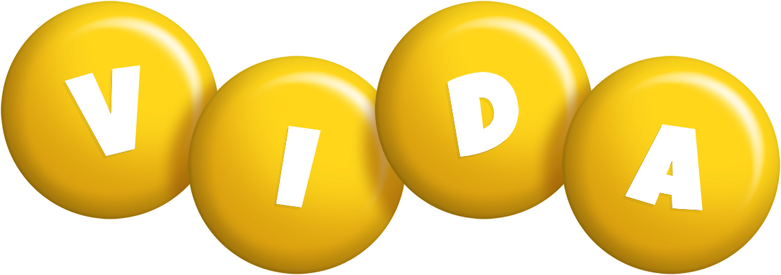 Vida candy-yellow logo