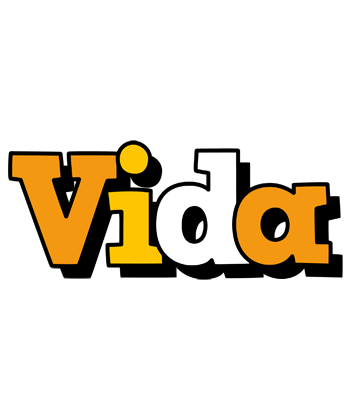 Vida cartoon logo