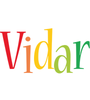 Vidar birthday logo