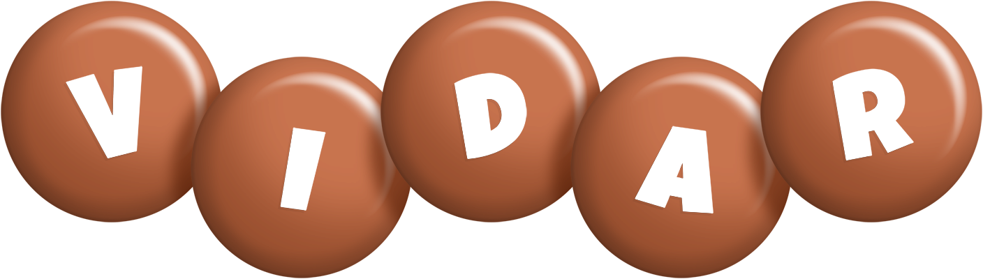 Vidar candy-brown logo