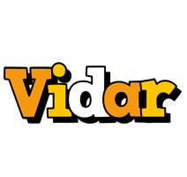 Vidar cartoon logo