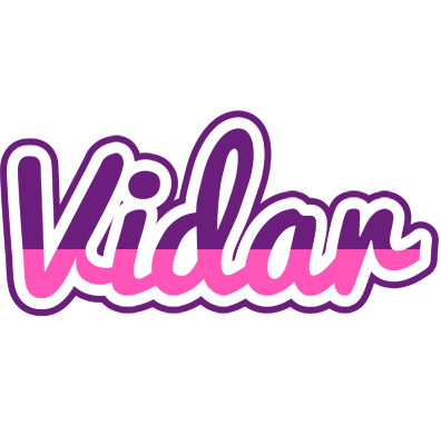 Vidar cheerful logo