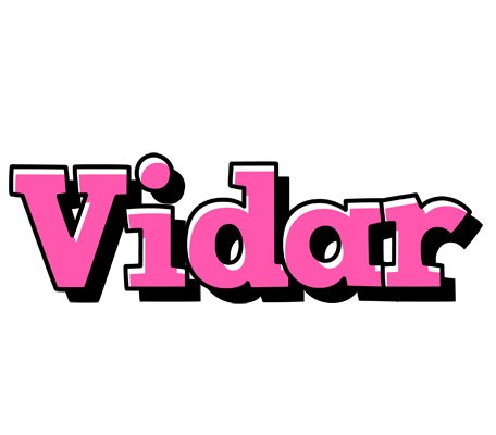 Vidar girlish logo
