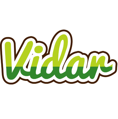 Vidar golfing logo
