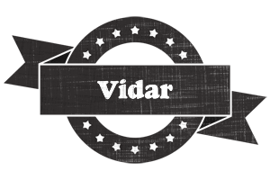 Vidar grunge logo