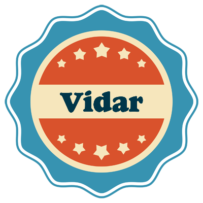 Vidar labels logo
