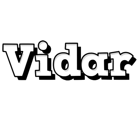 Vidar snowing logo