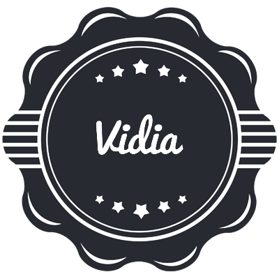 Vidia badge logo