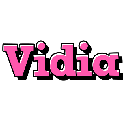 Vidia girlish logo