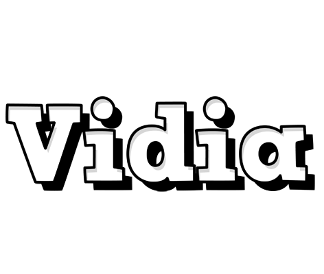 Vidia snowing logo
