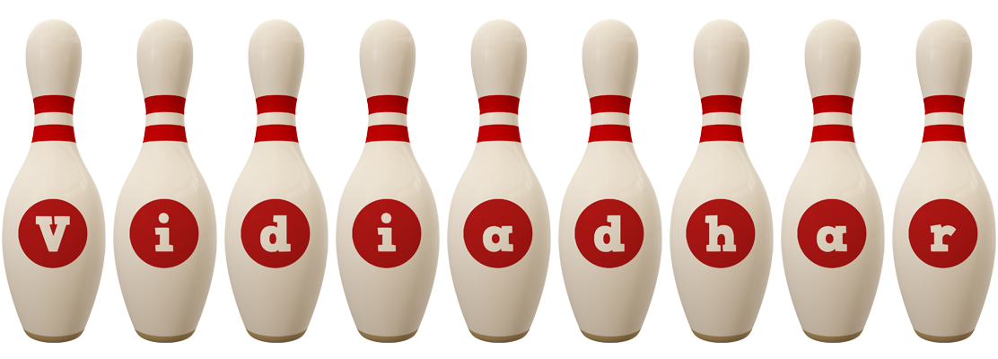 Vidiadhar bowling-pin logo