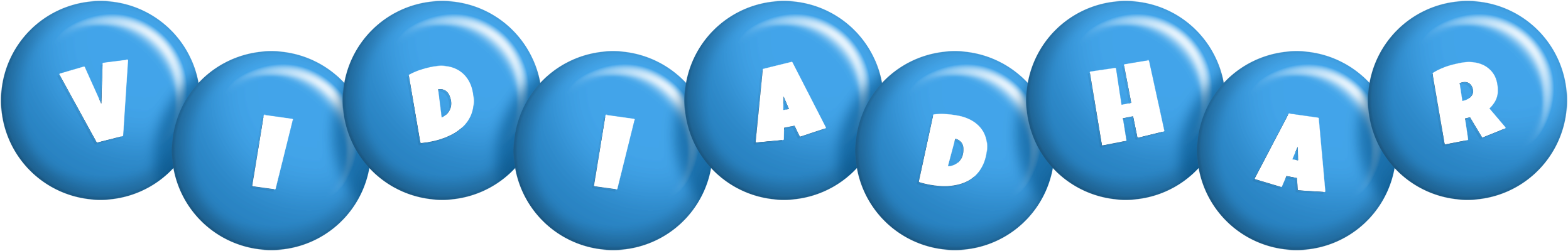 Vidiadhar candy-blue logo