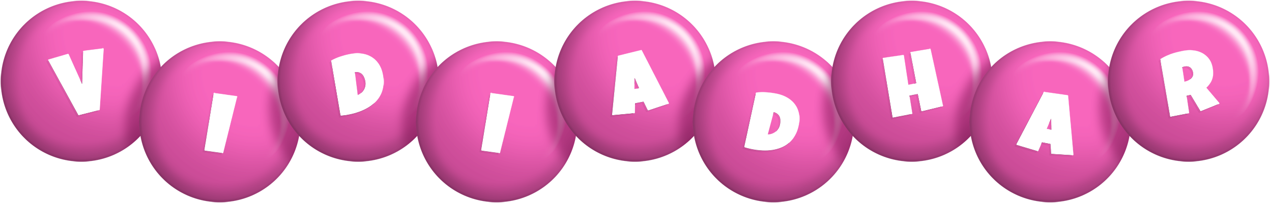 Vidiadhar candy-pink logo