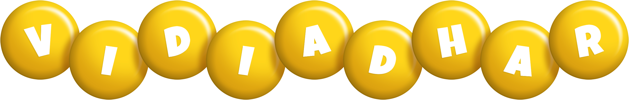 Vidiadhar candy-yellow logo