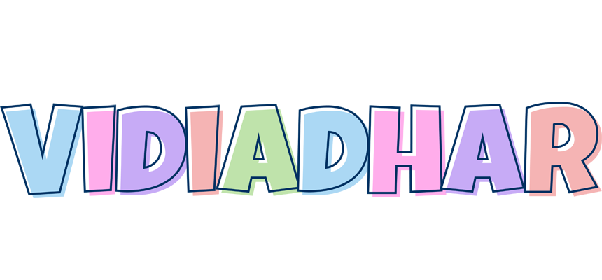 Vidiadhar pastel logo