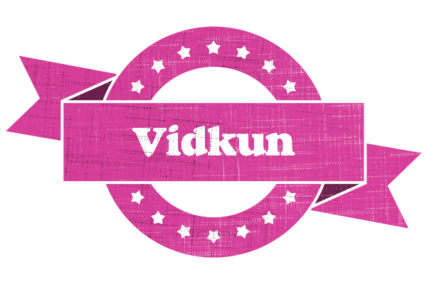 Vidkun beauty logo