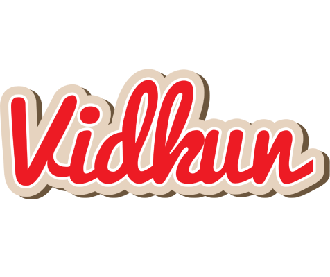 Vidkun chocolate logo