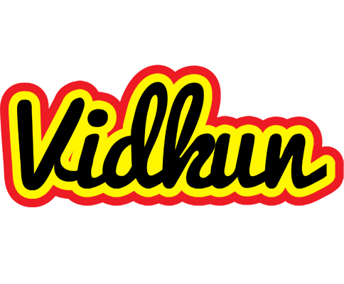 Vidkun flaming logo