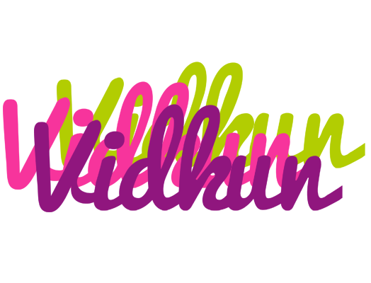 Vidkun flowers logo