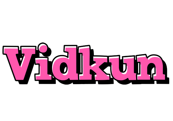 Vidkun girlish logo