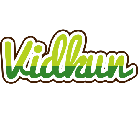 Vidkun golfing logo