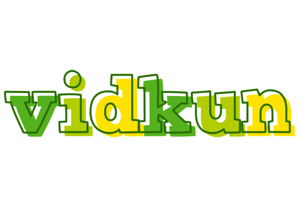 Vidkun juice logo