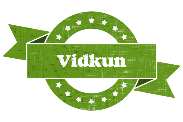 Vidkun natural logo