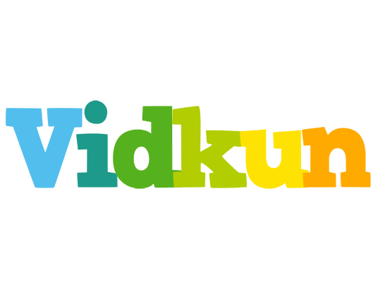 Vidkun rainbows logo