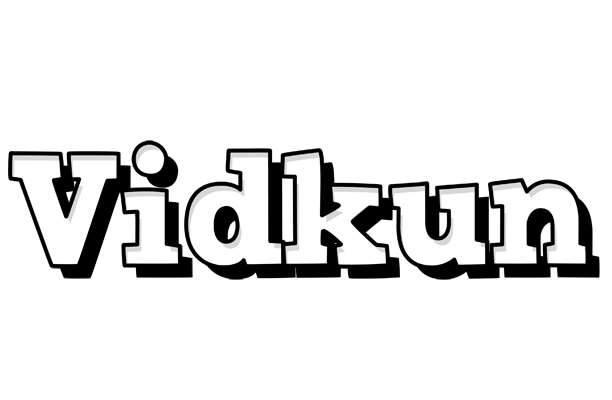 Vidkun snowing logo