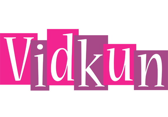 Vidkun whine logo