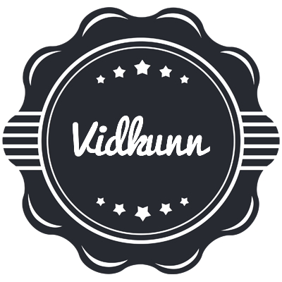 Vidkunn badge logo
