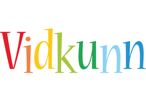 Vidkunn birthday logo