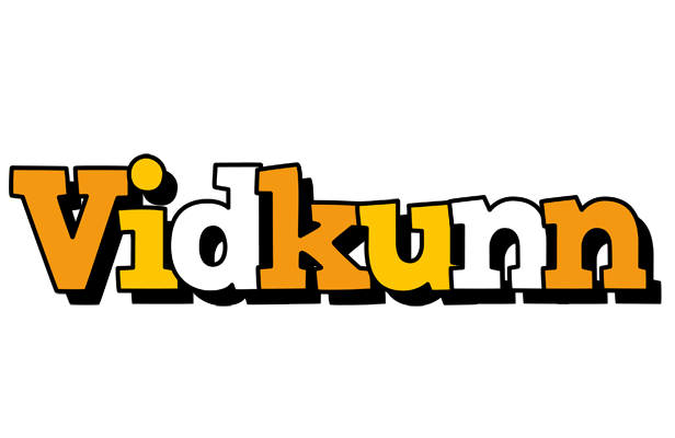 Vidkunn cartoon logo
