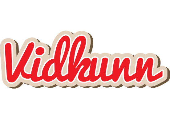 Vidkunn chocolate logo