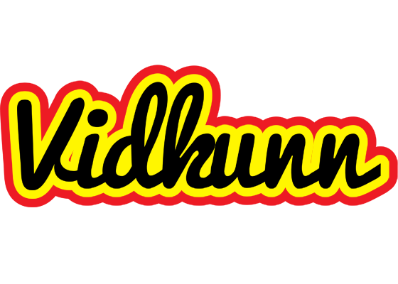 Vidkunn flaming logo