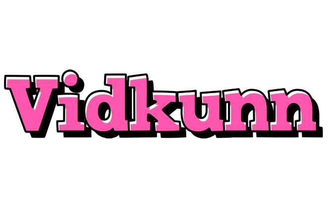 Vidkunn girlish logo