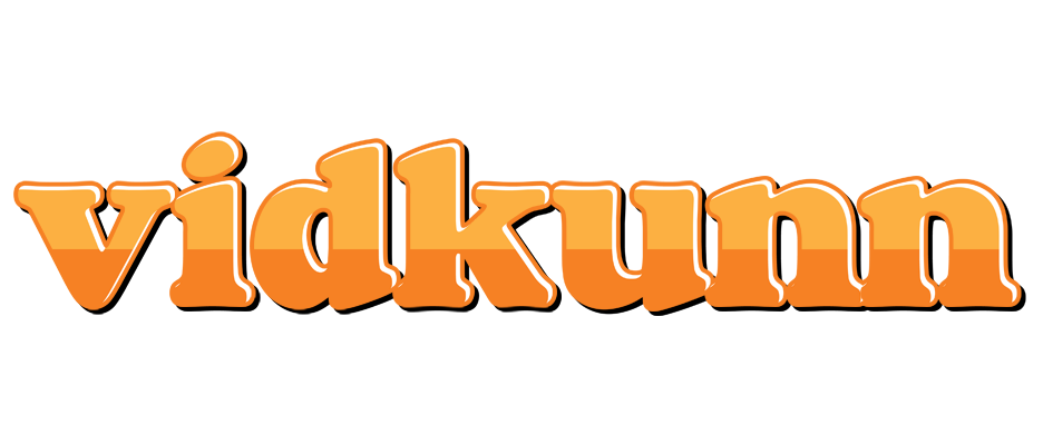 Vidkunn orange logo
