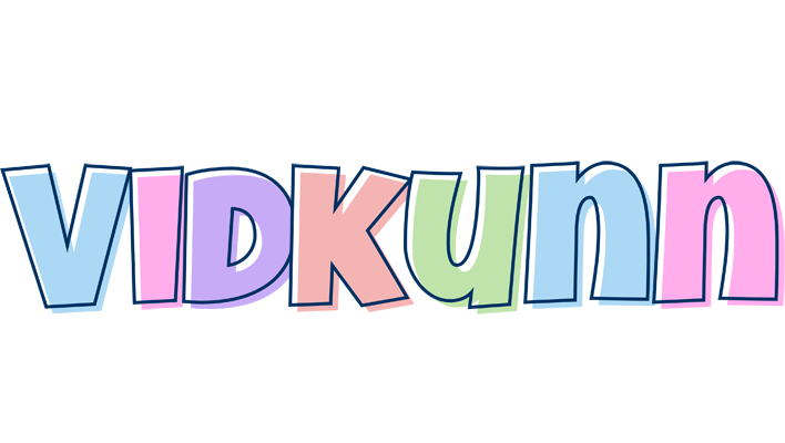 Vidkunn pastel logo
