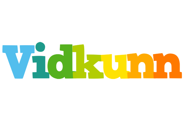 Vidkunn rainbows logo