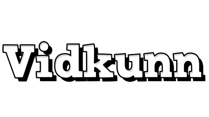 Vidkunn snowing logo