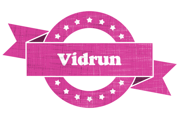 Vidrun beauty logo