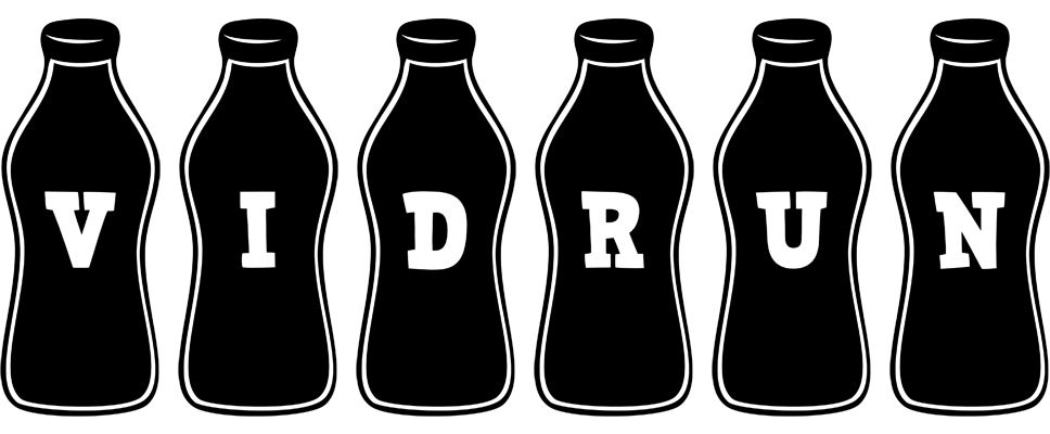 Vidrun bottle logo