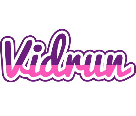 Vidrun cheerful logo