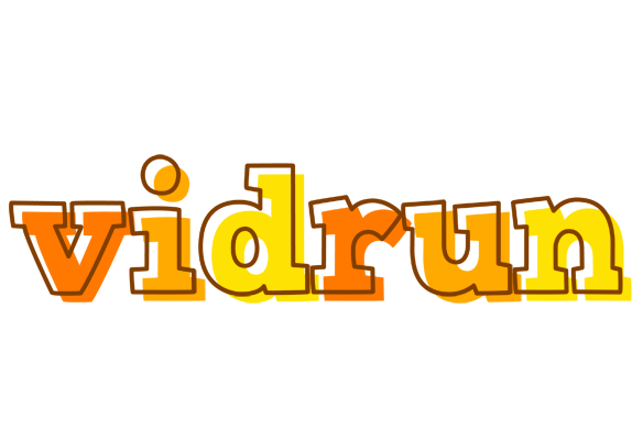 Vidrun desert logo