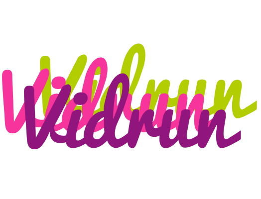 Vidrun flowers logo