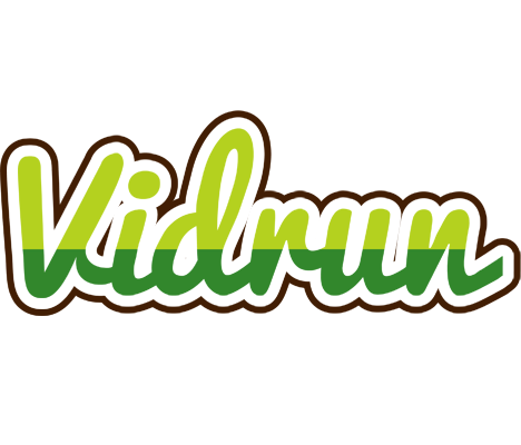 Vidrun golfing logo