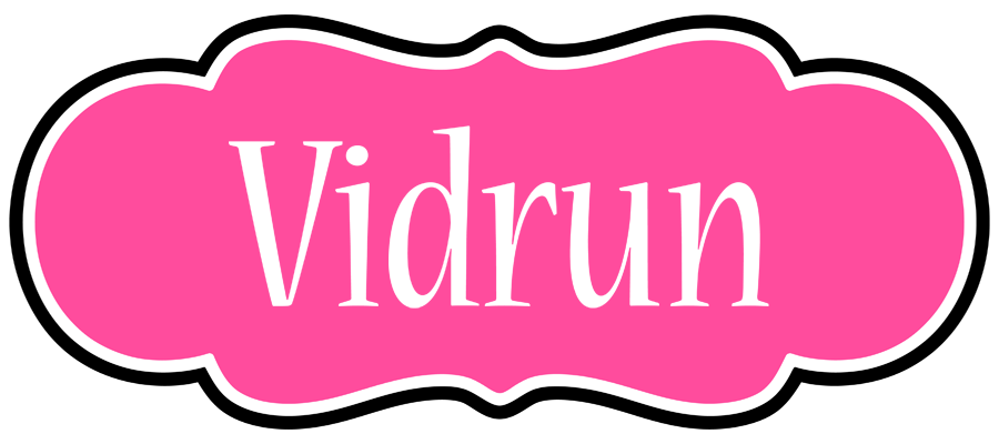 Vidrun invitation logo
